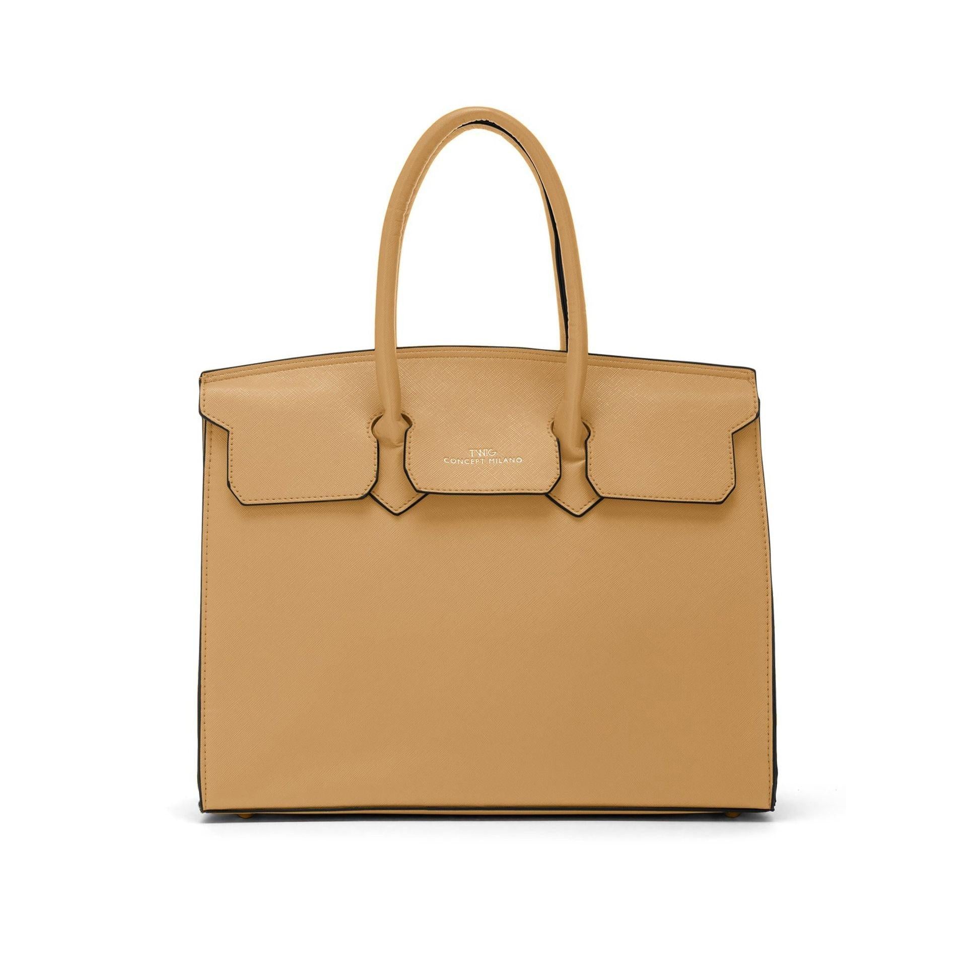 Twig Brown Women’s Handbag Lorrain LRR02 – Elegant Leather Shoulder Bag.